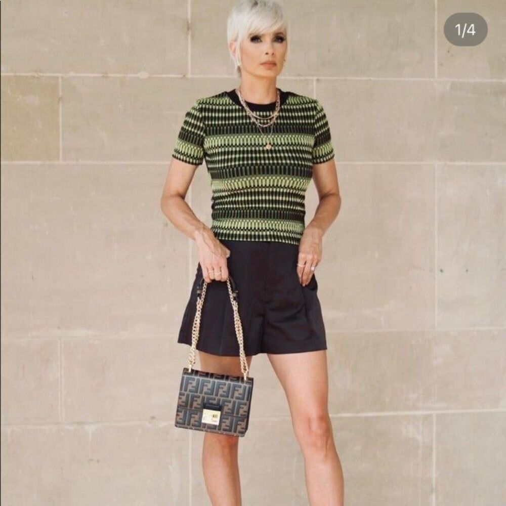 ZARA JACQUARD T-SHIRT Size M - Picture 3 of 11
